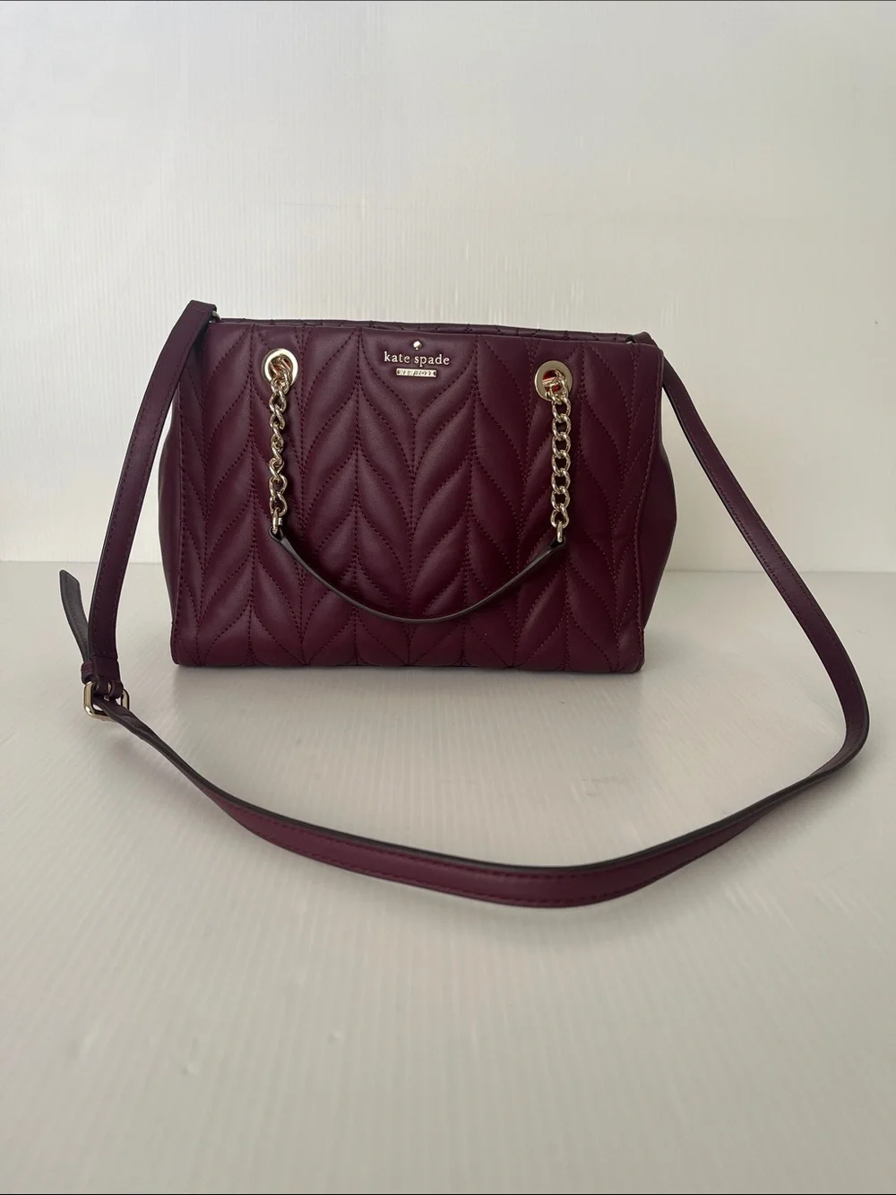 Kate Spade Briar Lane Quilted Meena/Mina Satchel Bag